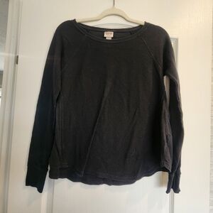 Mossimo Supply Co. Womens Black Long Sleeve Shirt Size M Euc